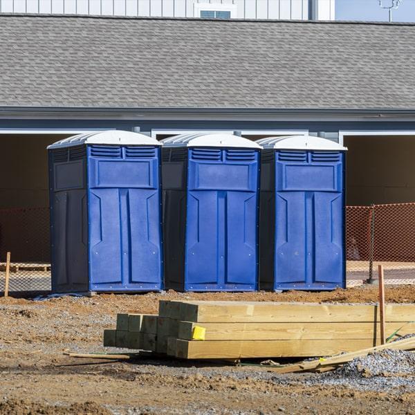 Heavy-duty construction site porta potty in Warsaw, Indiana